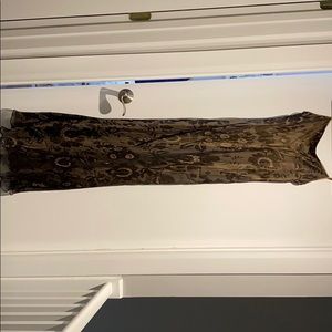 Long silk dress